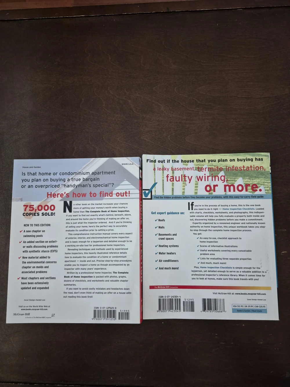 Norman Becker Home Inspection Checklists Book Set - White & Blue Covers